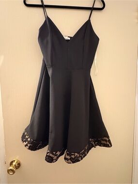 January 7 Black Dress Label Detail